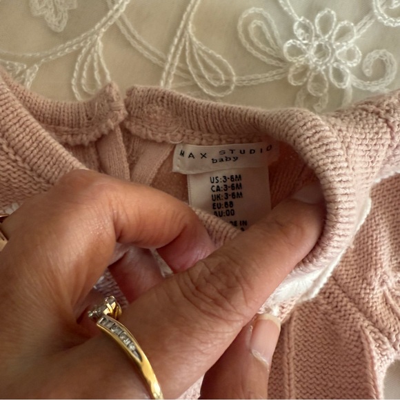 Max Studio Kids Pink/ Peach Knit Set NEW - Picture 12 of 14